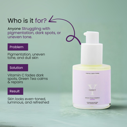 Green Tea and Vitamin C Serum - Yarkiy