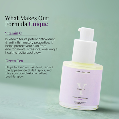 Green Tea and Vitamin C Serum - Yarkiy