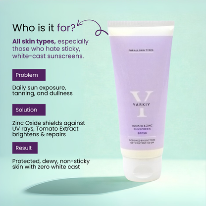 Tomato and Zinc Sunscreen - Yarkiy