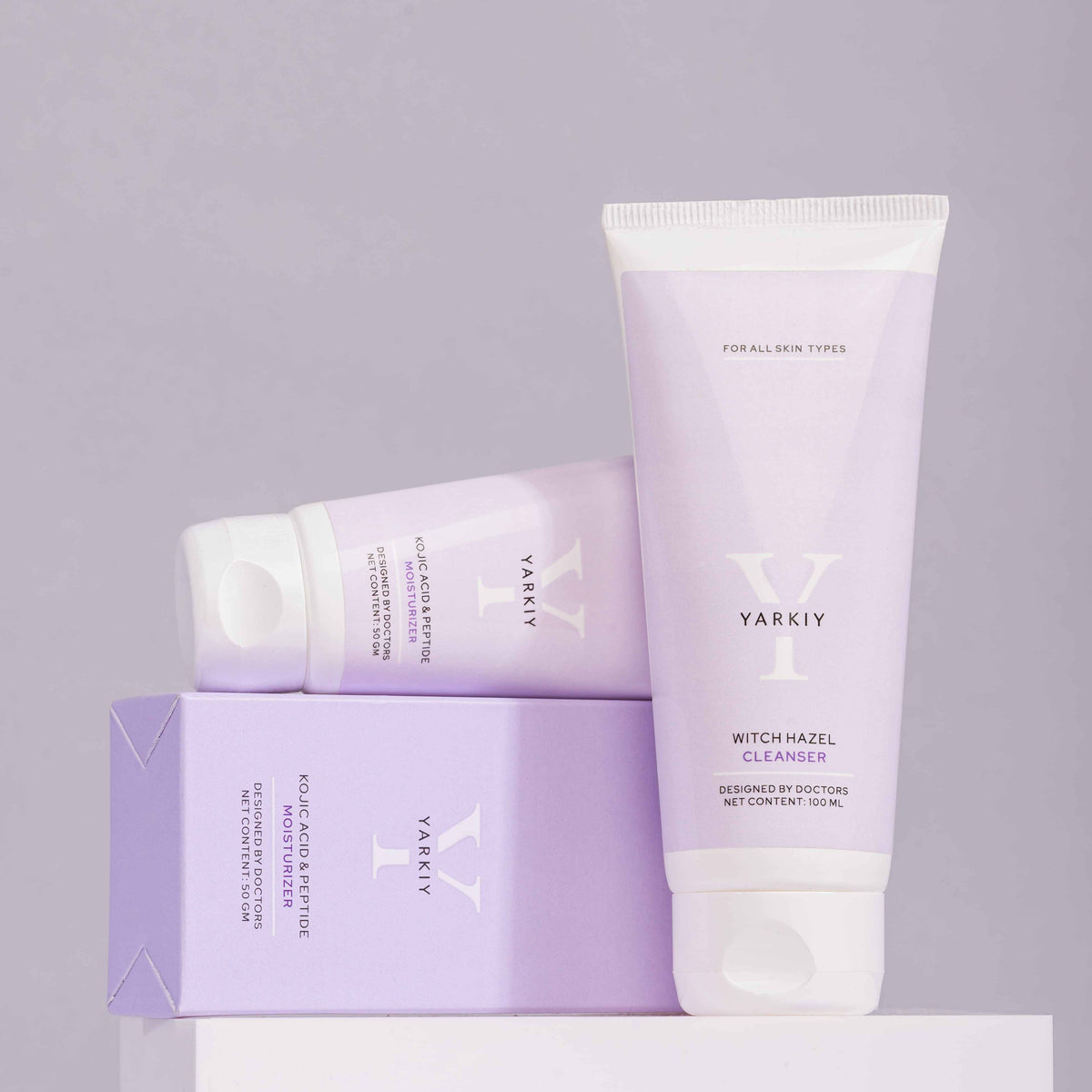 Yarkiy PM Night Routine — Cleanser, Moisturizer