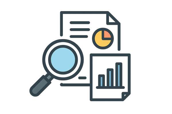 Back by research professional icon, transparent background, no text